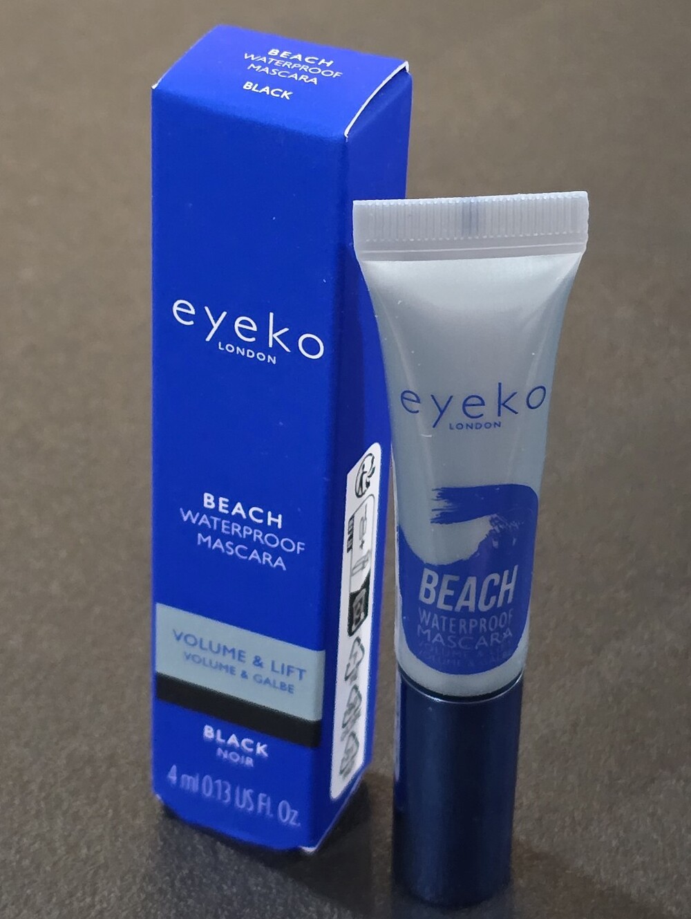NWT Eyeko London Beach Waterproof Mascara Volume & Lift in Black Noir 4ml